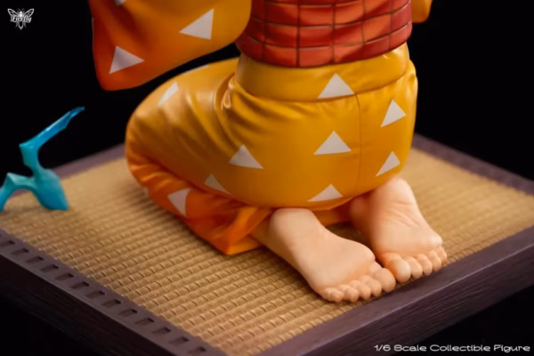 Kimetsu No Yaiba Firefly Studio Agatsuma Zenitsu Resin Statue 3