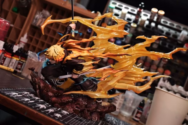 Kimetsu no Yaiba Lin Long Studio Zenitsu Agatsuma Resin Statue 1