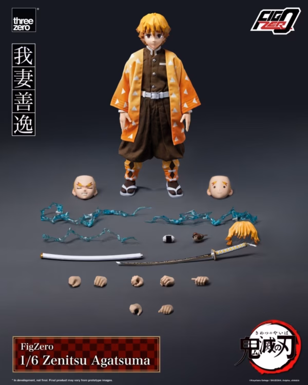 Kimetsu no Yaiba Threezero X FigZero Studio Zenitsu Agatsuma Licensed 2 Kimetsu no Yaiba Threezero X FigZero Studio Zenitsu Agatsuma Licensed 2