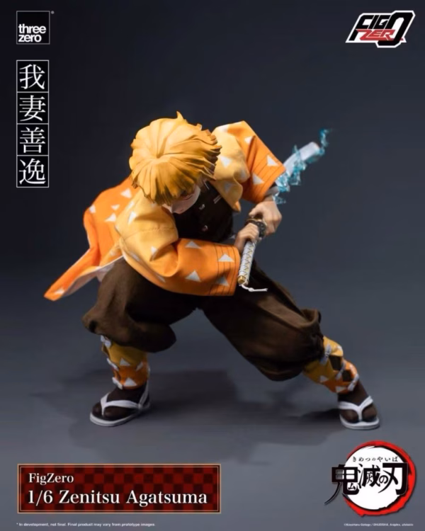 Kimetsu no Yaiba Threezero X FigZero Studio Zenitsu Agatsuma Licensed 4 Kimetsu no Yaiba Threezero X FigZero Studio Zenitsu Agatsuma Licensed 4