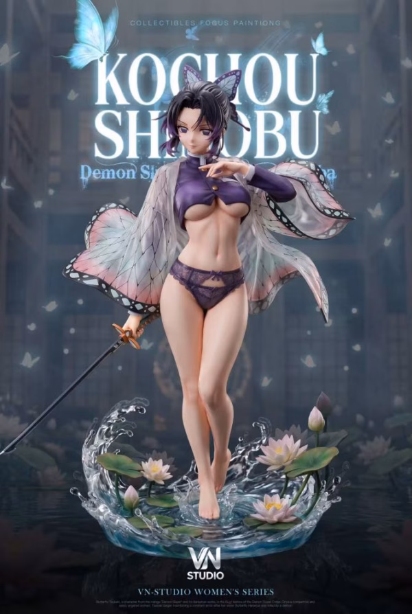 Kimetsu no Yaiba VN Studio Shinobu Kocho Resin Statue 2