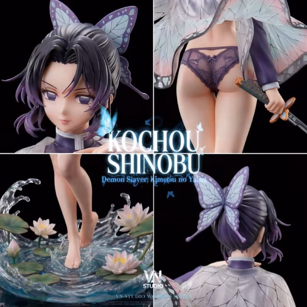 Kimetsu no Yaiba VN Studio Shinobu Kocho Resin Statue 5