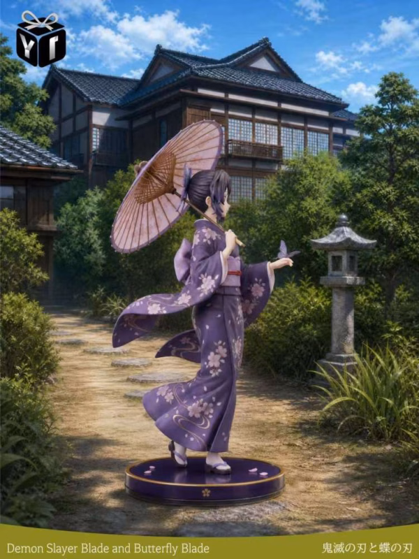 Kimetsu no Yaiba Yi Studio Shinobu Kocho Kimono Resin Statue 2