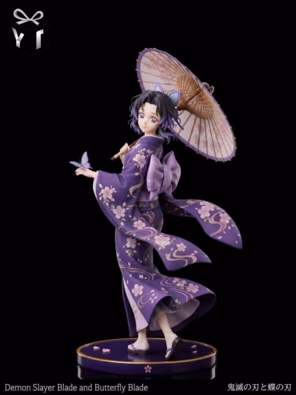 Kimetsu no Yaiba Yi Studio Shinobu Kocho Kimono Resin Statue 4