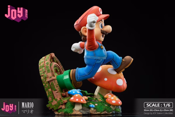 Mario Bros Joy Station Mario Resin Statue 3