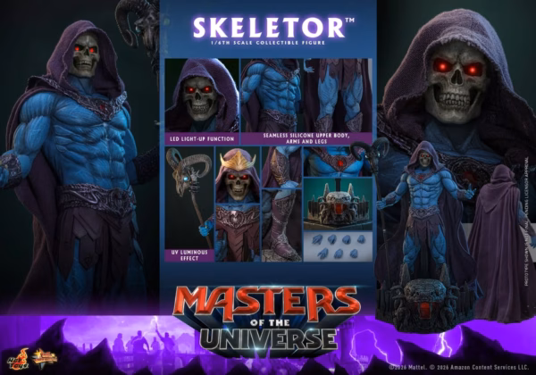 Masters of the Universe Hot Toys Skeletor 0