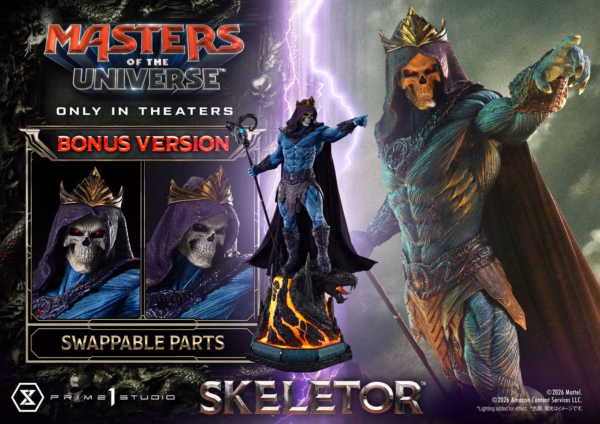 Masters of the Universe Prime 1 Studio Licensed Skeletor Resin Statue 1