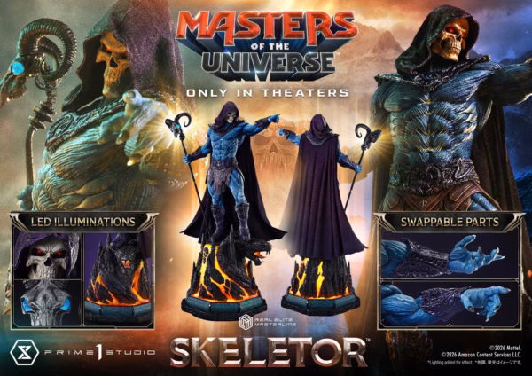 Masters of the Universe Prime 1 Studio Licensed Skeletor Resin Statue 7