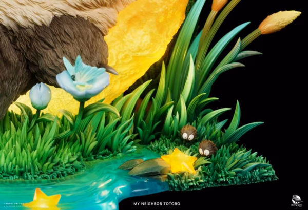 My Neighbor Totoro Raven Studio Totoro Under the Starry Night Resin Statue 5