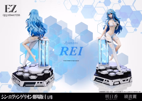 Neon Genesis Evangelion EZ Studio Asuka Langley Soryu X Rei Ayanami Resin Statue 4
