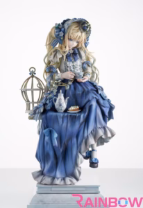 Original Rainbow Studio Afternoon Tea Girl Resin Statue