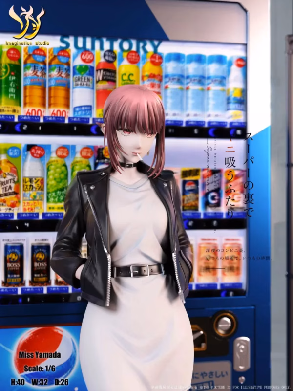 Smoking Behind the Supermarket with You Imagination Studio Miss Yamada Resin Statue 2
