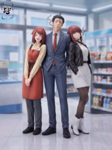 Smoking Behind the Supermarket with You SPK Studio Sasaki X Tayama Resin Statue