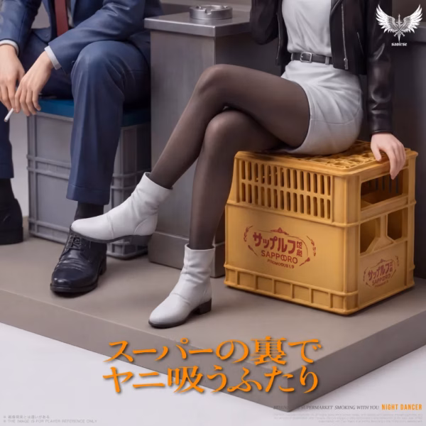Smoking Behind the Supermarket with You Saoirse Studio Sasaki X Yamada After Work Break Resin Statue 6