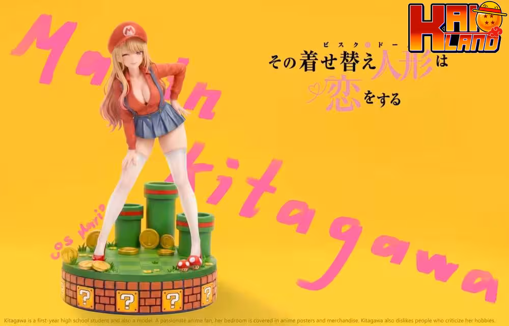 My Dress Up Darling  A Art Studio Marin Kitagawa Cos Mario Resin Statue