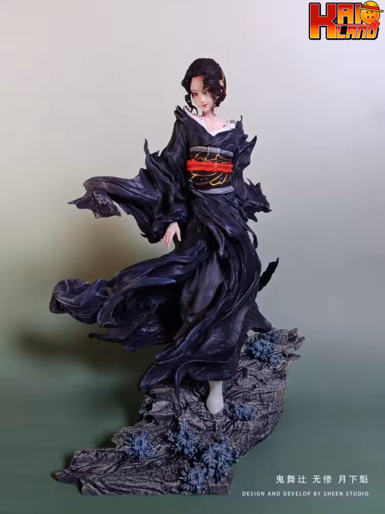 Kimetsu no Yaiba Sheen Studio Muzan Kibutsuji Oiran  Resin Statue