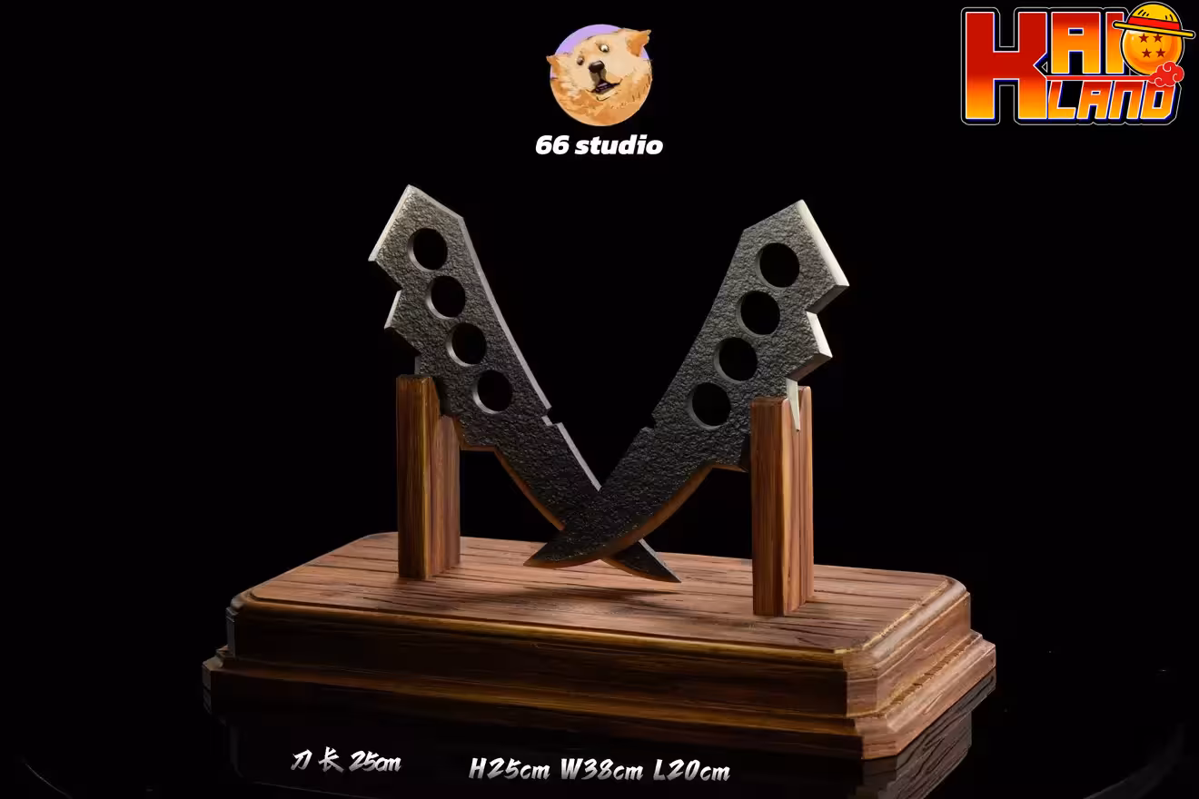 66 Studio Chakra Blades Resin Statue