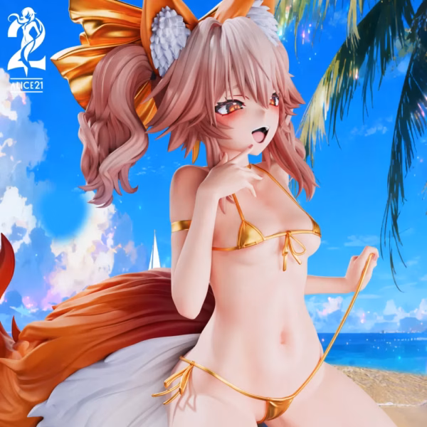 Alice21 Studio X Rubbish Summer Fox Licensed Resin Statue 3