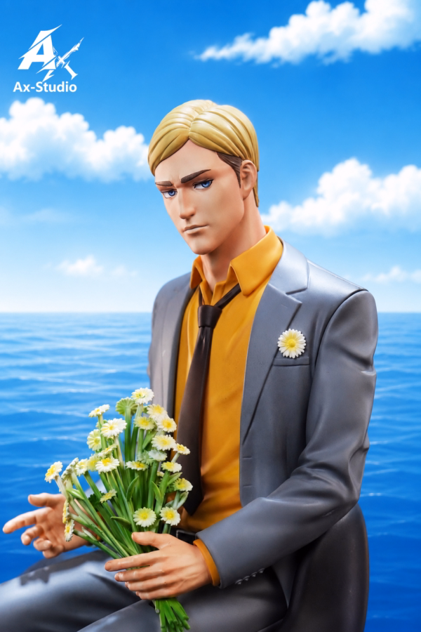 Attack On Titan AA × AX Studio Erwin Smith Resin Statue 2
