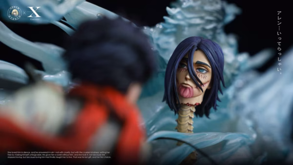 Attack On Titan Execution Studio × Cedar Studio Mikasa Vs Eren Resin Statue 5