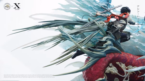 Attack On Titan Execution Studio × Cedar Studio Mikasa Vs Eren Resin Statue 7