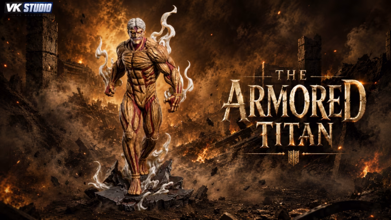 Attack On Titan VK Studio The Armored Titan Reiner Braun Resin Statue