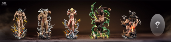 Attack On Titan WM Studio Cart Titan Resin Statue 3
