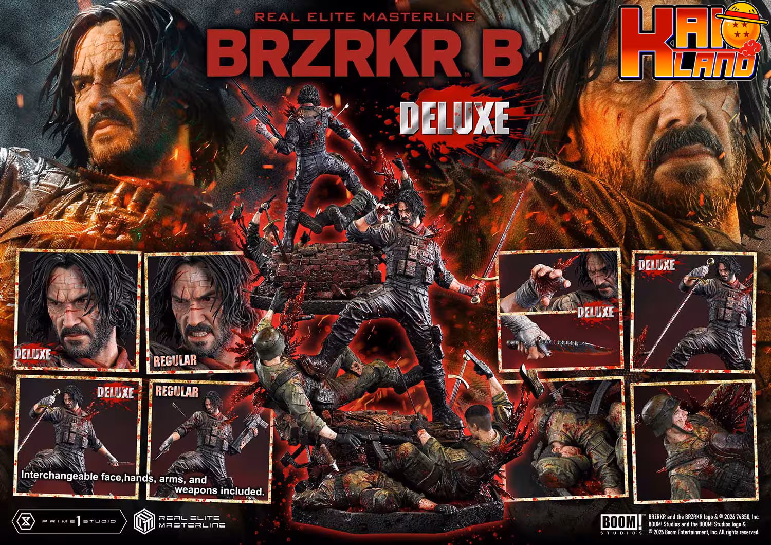 BRZRKR Prime 1 Studio B Licensed Resin Statue