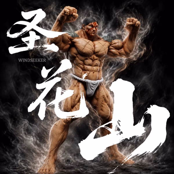 Baki the Grappler Windseeker Kaoru Hanayama Resin Statue 2