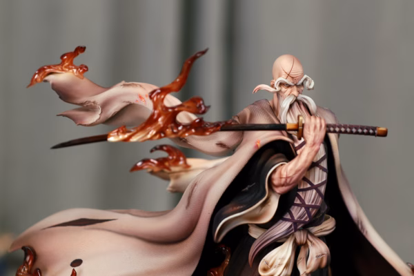 Bleach Xu Zhang Studio Shigekuni Yamamoto Genryusaio Resin Statue 4