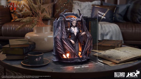 Blizzard Diablo IV HEX Collectibles Diablo IV Lilith Licensed Resin Statue 2