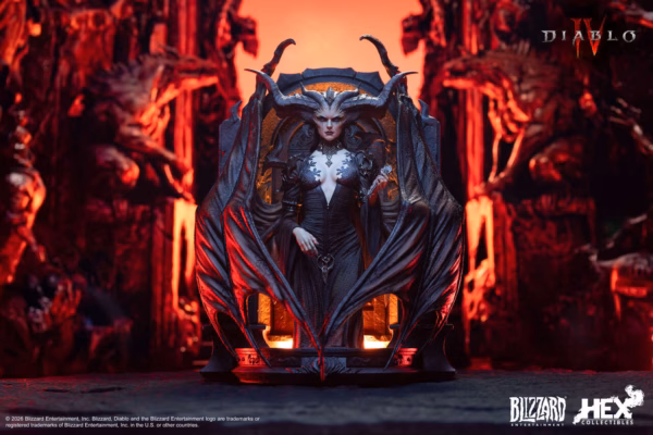Blizzard Diablo IV HEX Collectibles Diablo IV Lilith Licensed Resin Statue 3