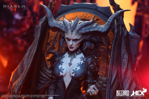 Blizzard Diablo IV HEX Collectibles Diablo IV Lilith Licensed Resin Statue 6