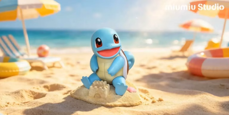 Pokemon Miumiu Studio Squirtle Resin Statue