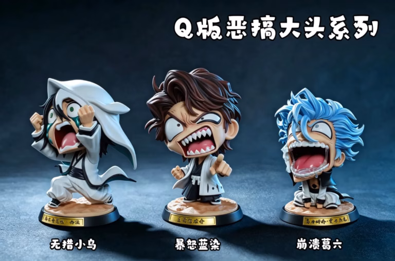 Bleach HXHENG Studio Ulquiorra x Aizen x Grimmjow Resin Statue