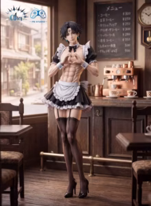 Hunter x Hunter CD Key x PG Studio Chrollo Maid Resin Statue