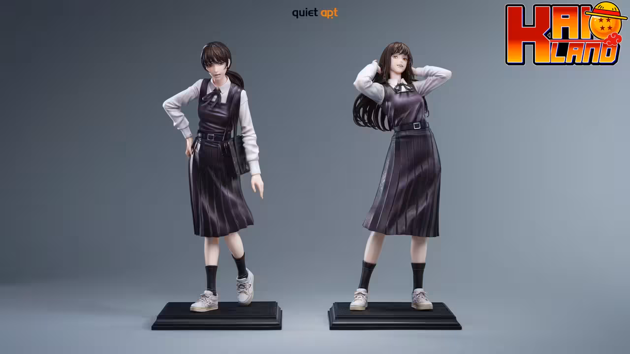 Chainsaw Man QuietArt Studio Mitaka Asa x Yoru Resin Statue