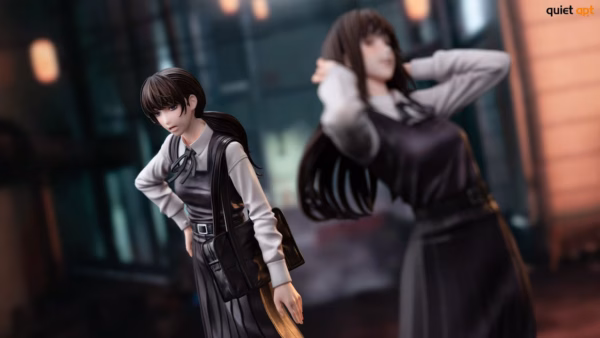 Chainsaw Man QuietArt Studio Mitaka Asa x Yoru Resin Statue 2