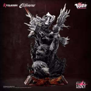 Claymore Figurama Teresa VS Priscilla 10th Anniversary Edition Licensed Resin Statue