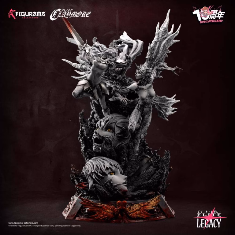 Claymore Figurama Teresa VS Priscilla 10th Anniversary Edition Licensed Resin Statue