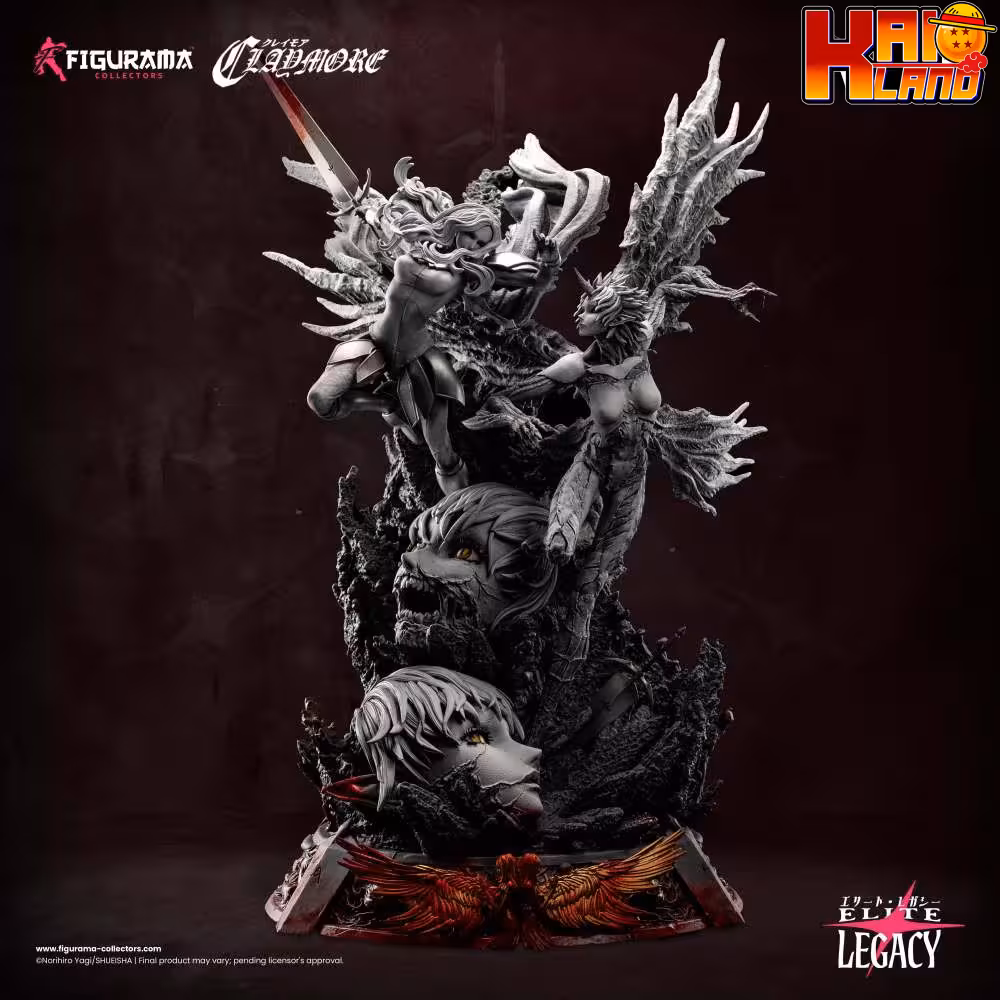Claymore Figurama Teresa VS Priscilla 10th Anniversary Edition Licensed Resin Statue