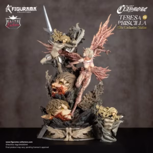 Claymore Figurama Teresa VS Priscilla Licensed Resin Statue