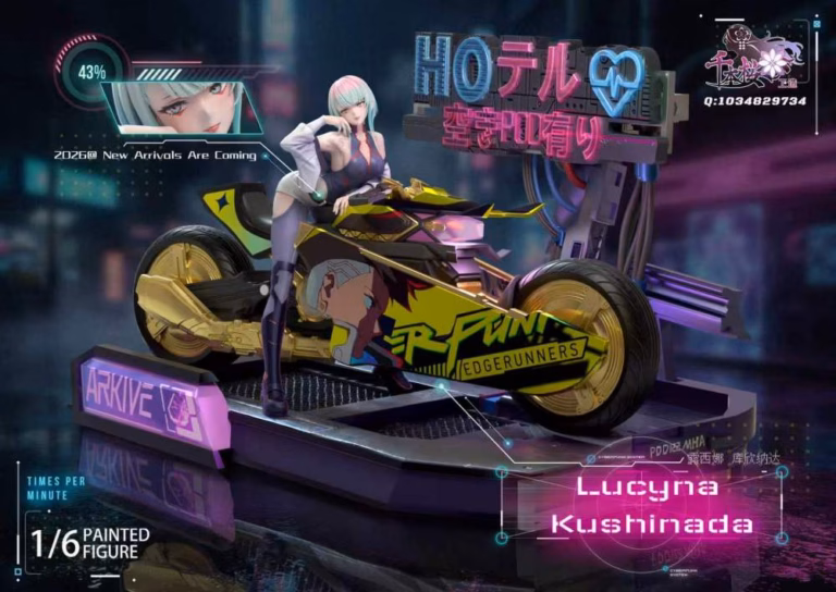 Cyberpunk Edgerunners QBYGZ Studio Lucyna Kushinada Resin Statue