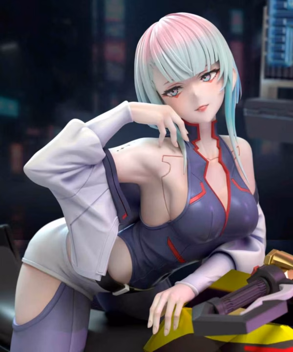Cyberpunk Edgerunners QBYGZ Studio Lucyna Kushinada Resin Statue 2