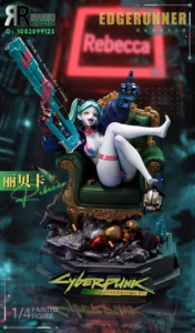 Cyberpunk Reflection Studio Rebecca Resin Statue