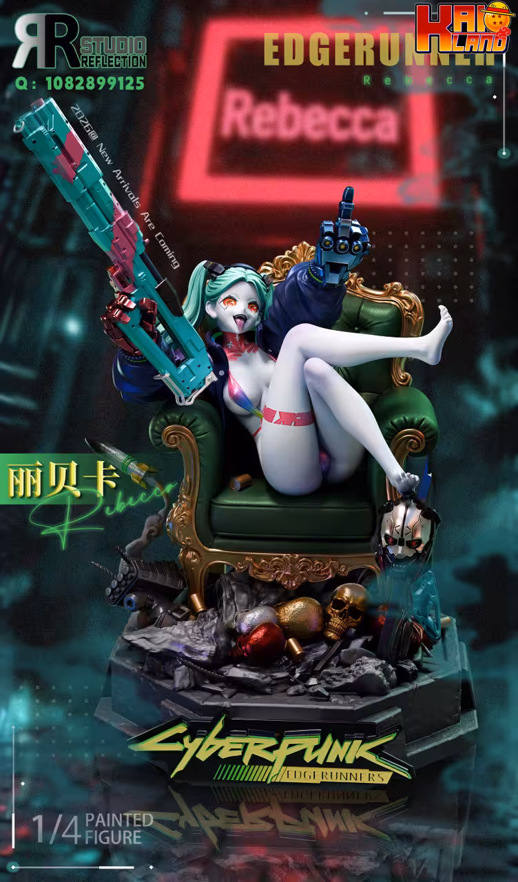 Cyberpunk Reflection Studio Rebecca Resin Statue