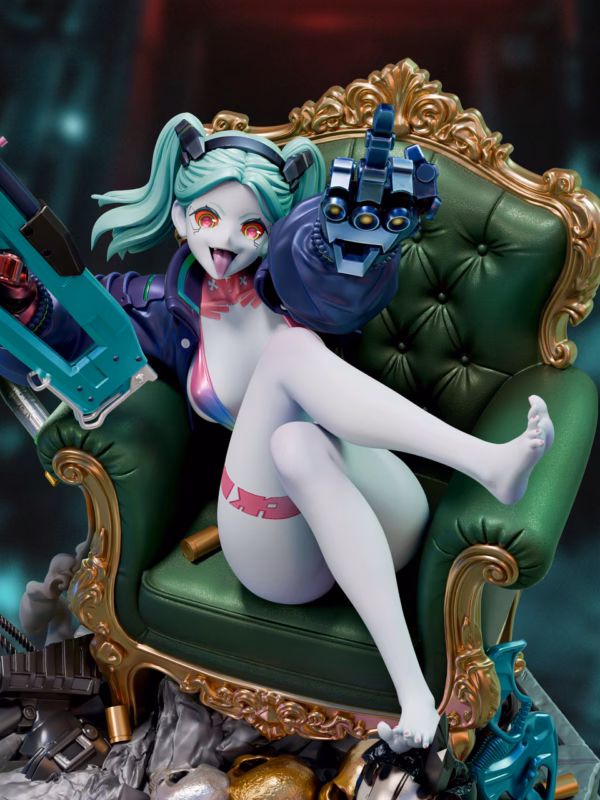 Cyberpunk Reflection Studio Rebecca Resin Statue 3