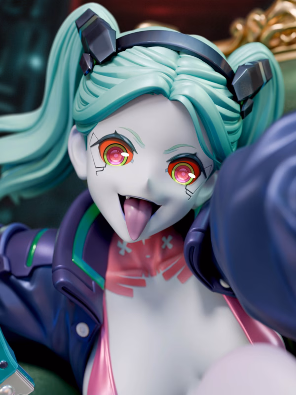 Cyberpunk Reflection Studio Rebecca Resin Statue 4