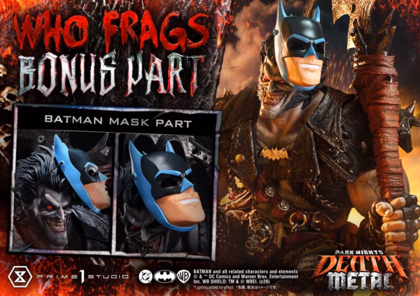 Dark Nights Death Metal Prime 1 Studio Wolf Batman Batman Who Frags Licensed Resin Statue 8