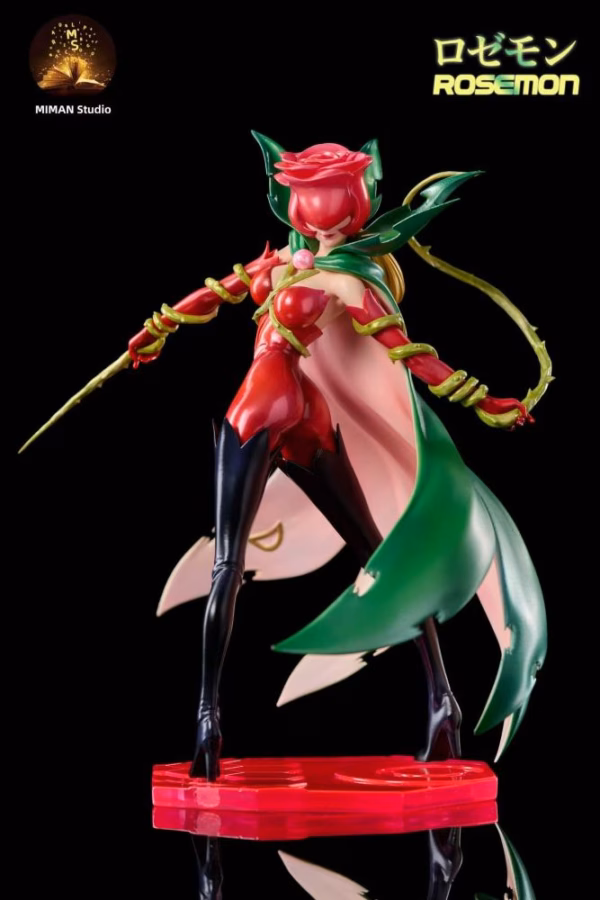 Digimon MIMAN Studio Rosemon Resin Statue 2